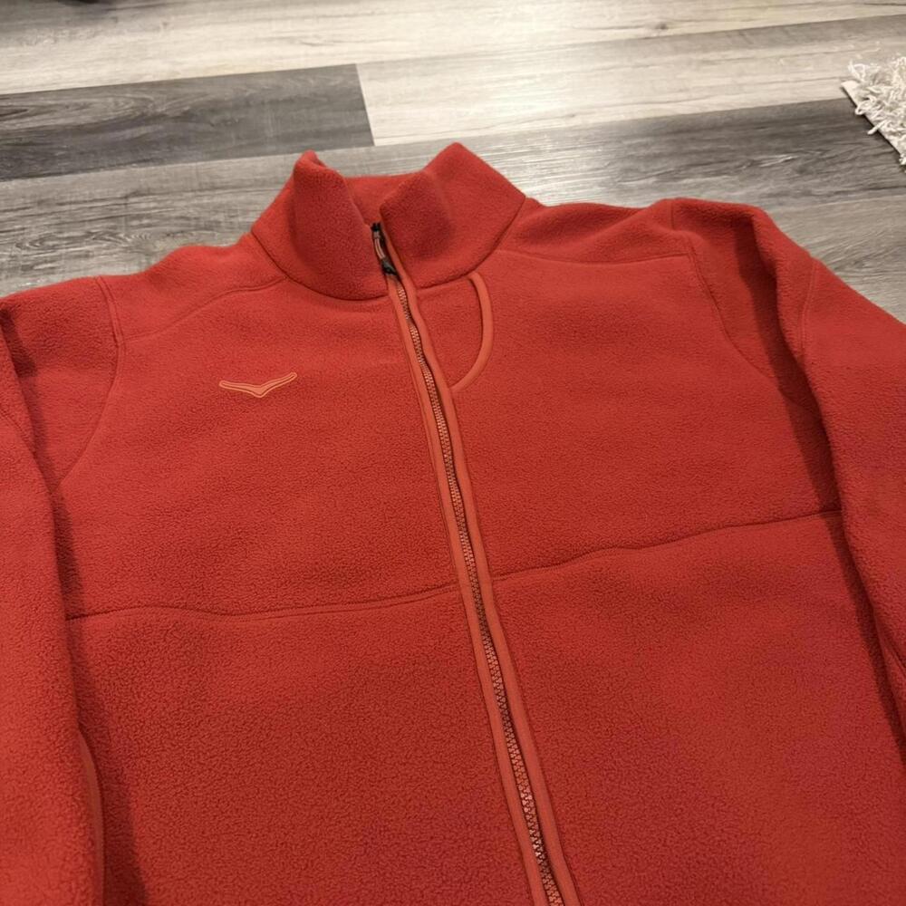 Hoka One One fleece zip up sweatshirt/jacket L